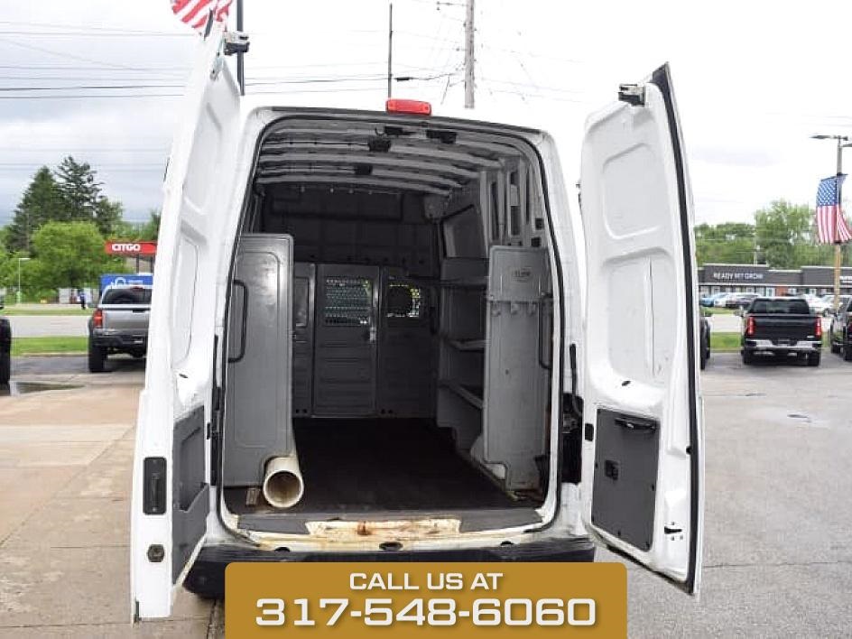 2018 Glacier White Nissan NV Cargo SV RWD Van