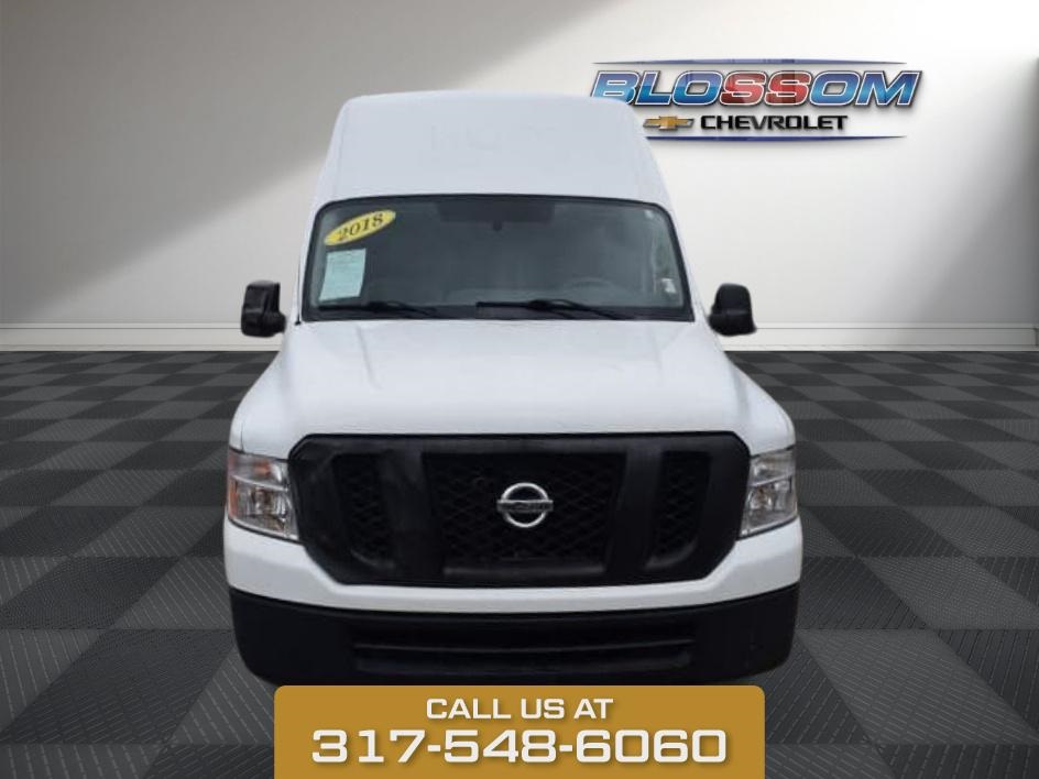 2018 Glacier White Nissan NV Cargo SV RWD Van