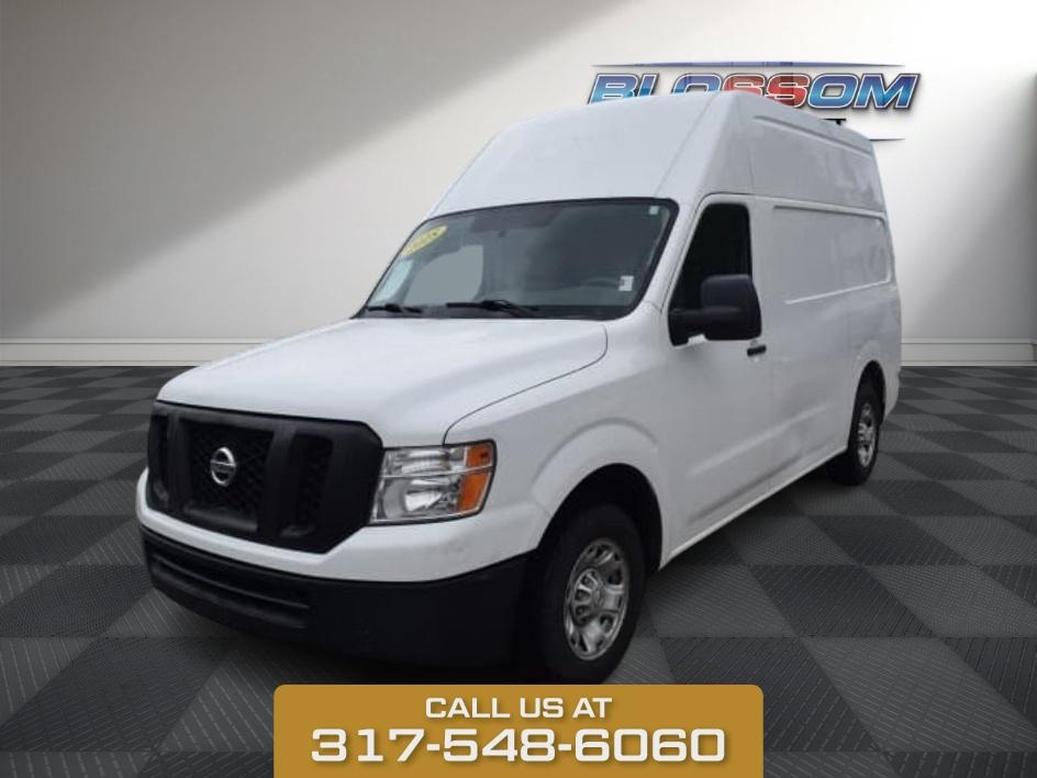 2018 Glacier White Nissan NV Cargo SV RWD Van