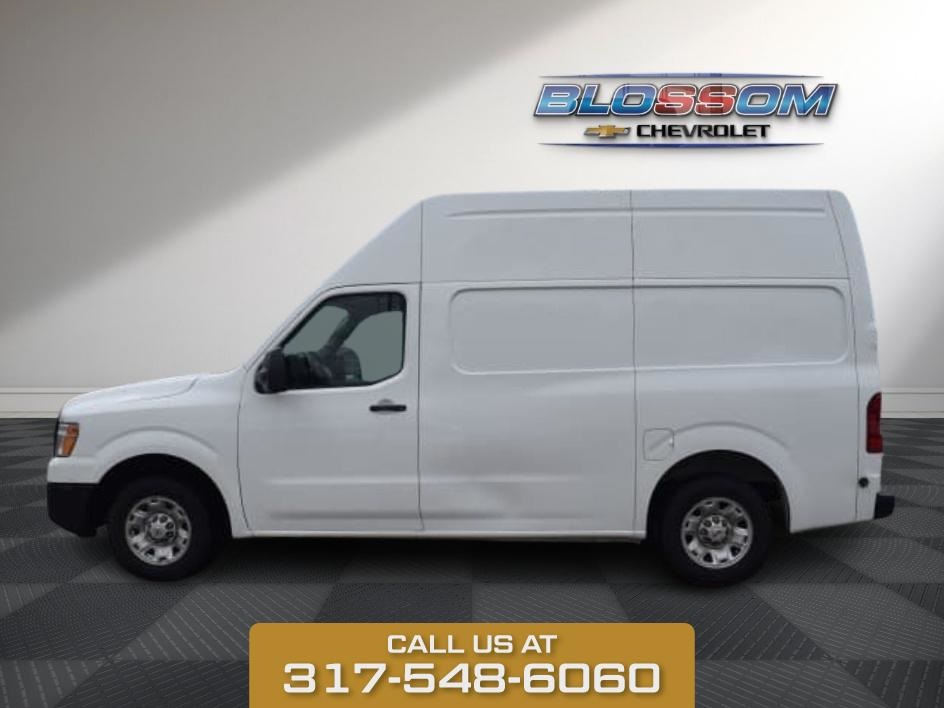 2018 Glacier White Nissan NV Cargo SV RWD Van