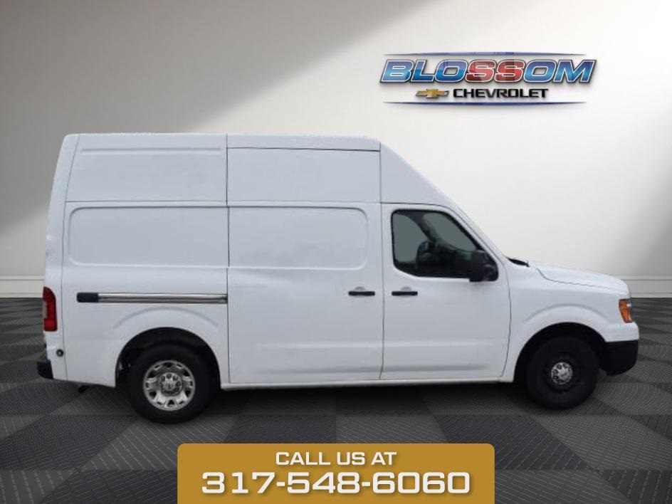 2018 Glacier White Nissan NV Cargo SV RWD Van
