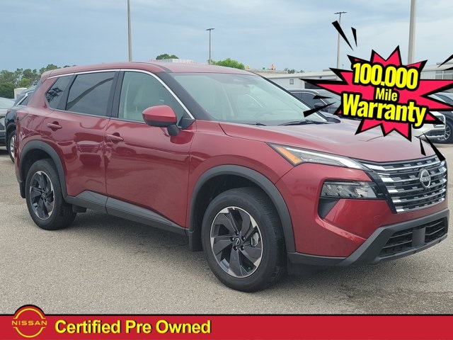 2025 Scarlet Ember Tintcoat Nissan Rogue SV FWD SUV