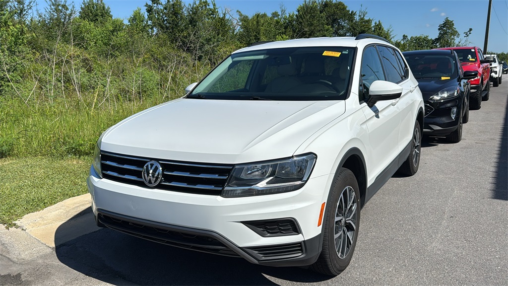 2021 Pure White Volkswagen Tiguan 2.0T S FWD SUV