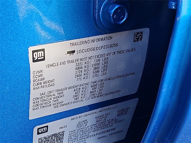 used 2023 Chevrolet Silverado 1500 car, priced at $46,950