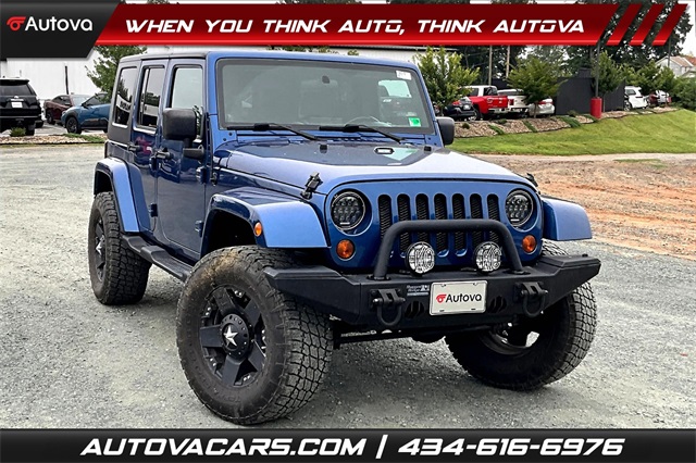 2010 Deep Water Blue Pearlcoat Jeep Wrangler Unlimited Unlimited Sahara SUV