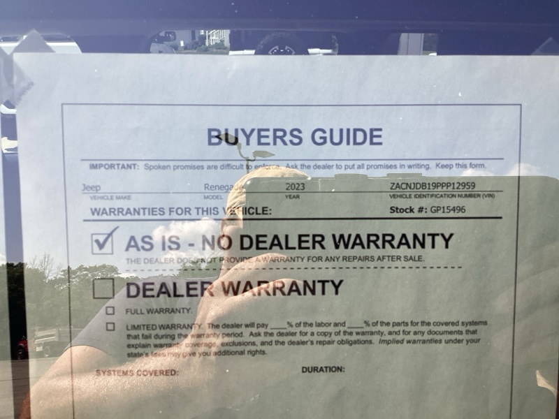 Used 2023 Jeep Renegade SUV