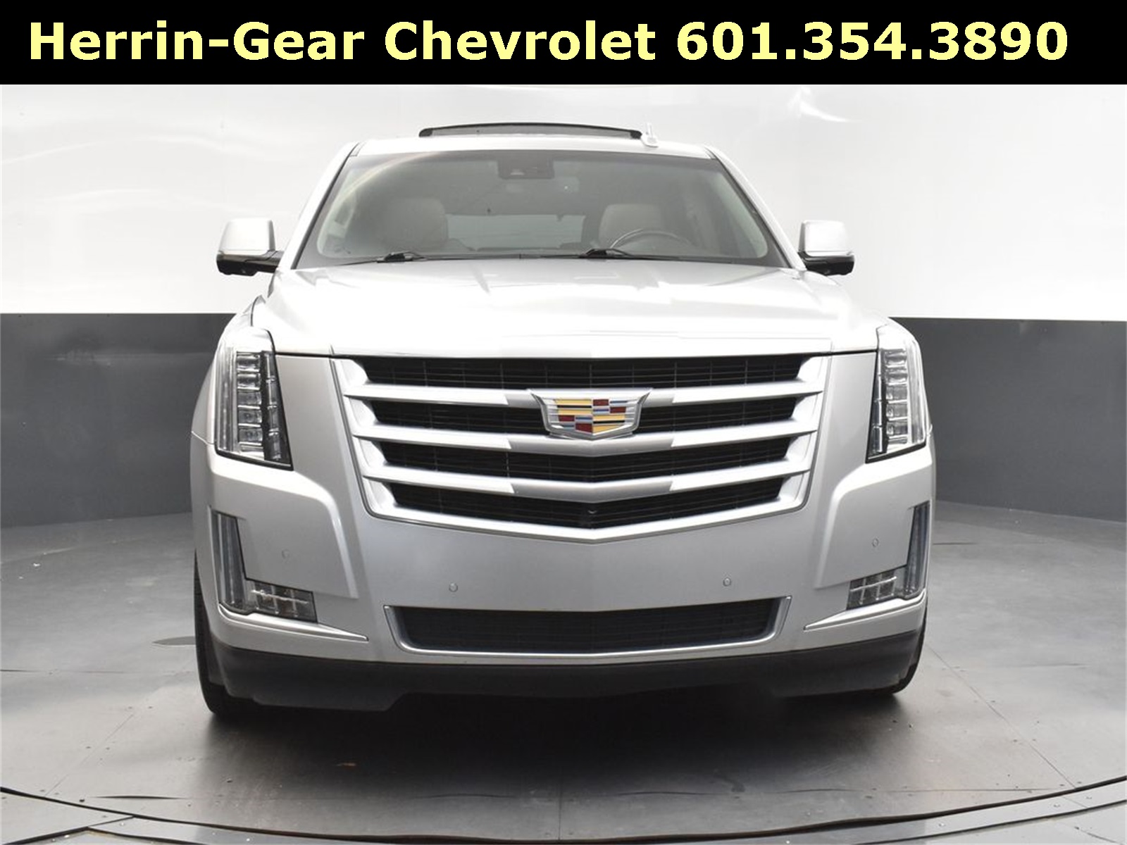 2016 Radiant Silver Metallic Cadillac Escalade Luxury RWD SUV