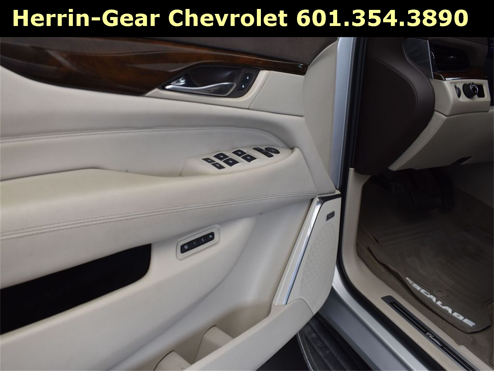 2016 Radiant Silver Metallic Cadillac Escalade Luxury RWD SUV