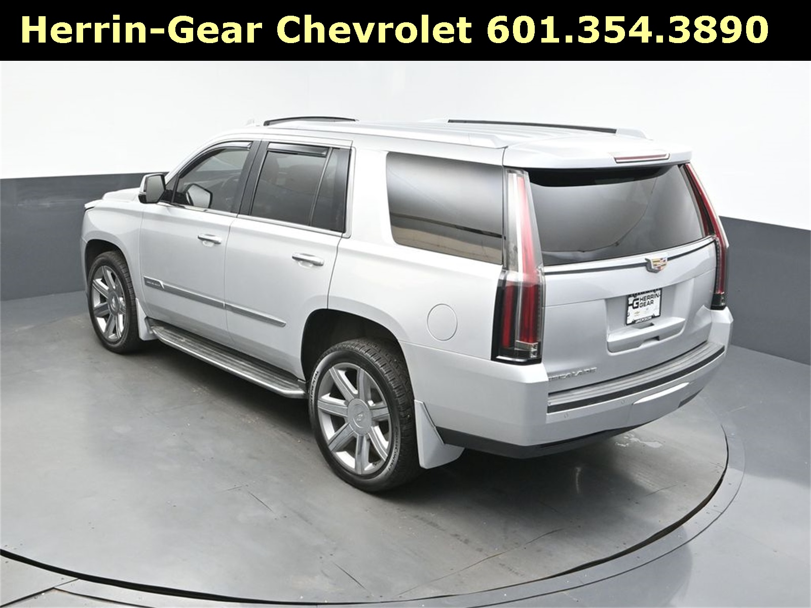 2016 Radiant Silver Metallic Cadillac Escalade Luxury RWD SUV