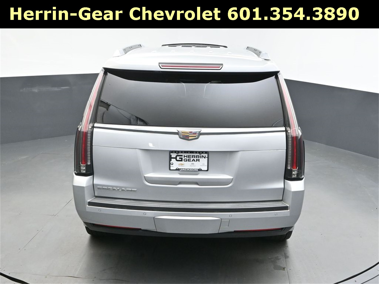2016 Radiant Silver Metallic Cadillac Escalade Luxury RWD SUV