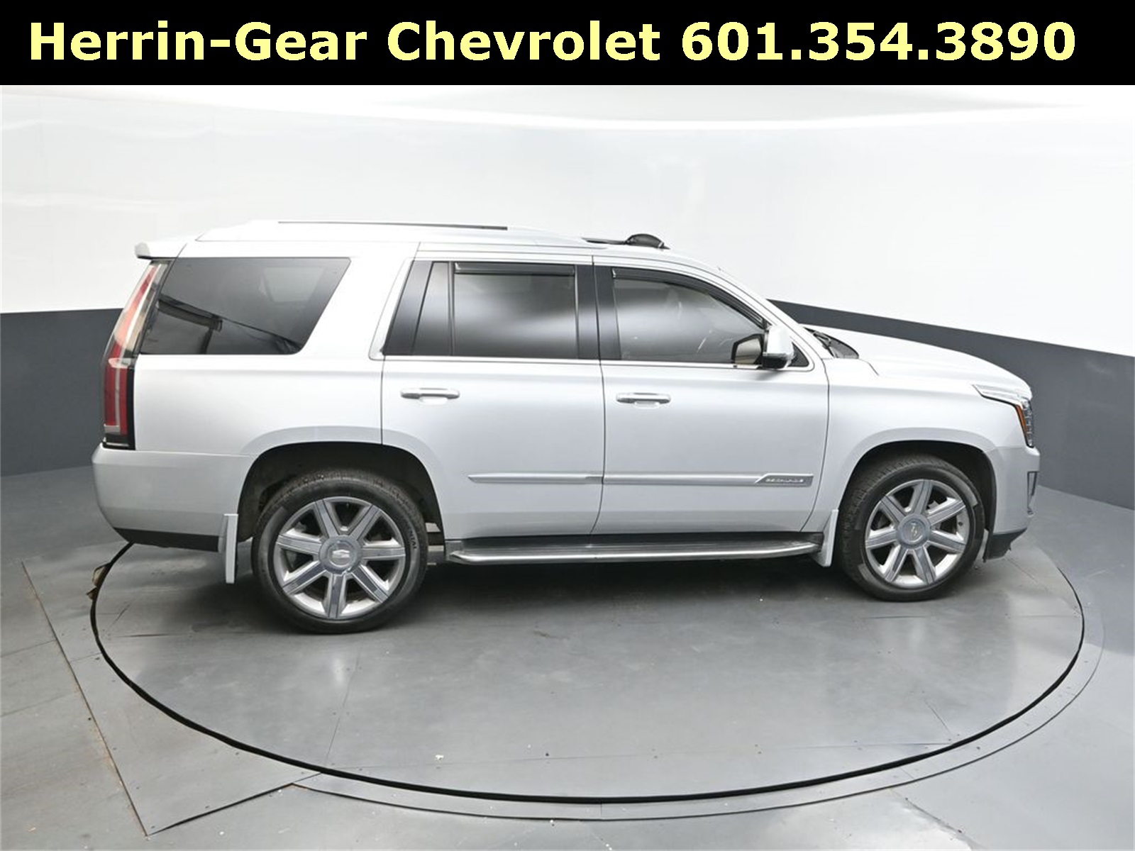 2016 Radiant Silver Metallic Cadillac Escalade Luxury RWD SUV