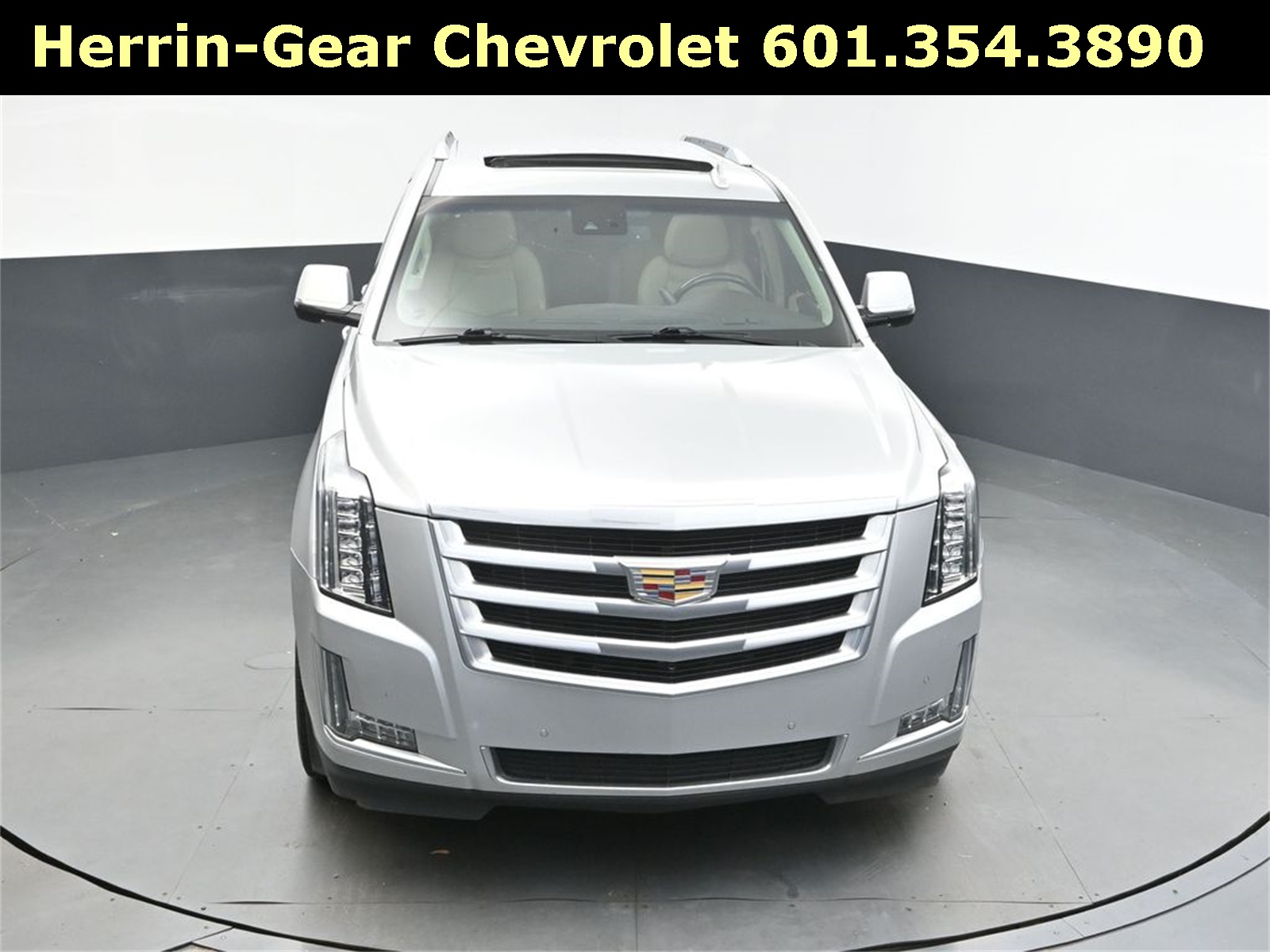 2016 Radiant Silver Metallic Cadillac Escalade Luxury RWD SUV