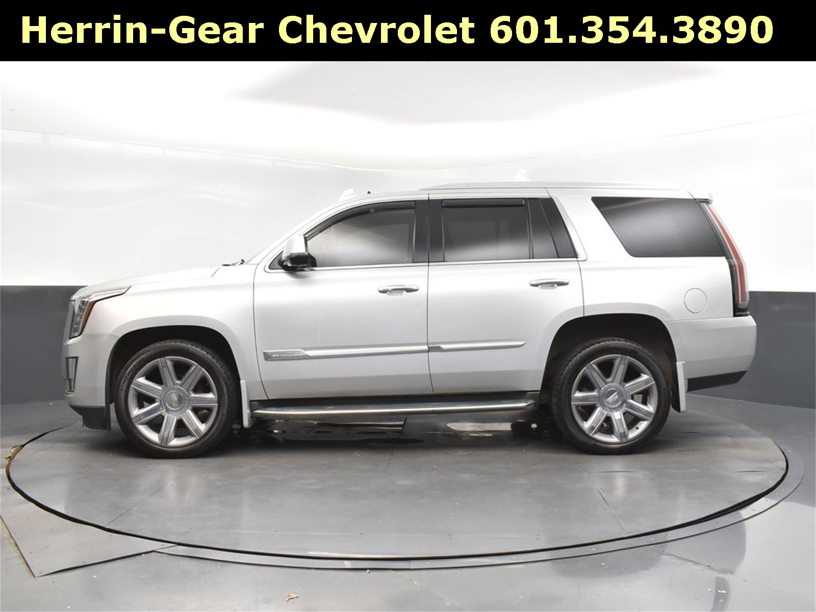 2016 Radiant Silver Metallic Cadillac Escalade Luxury RWD SUV