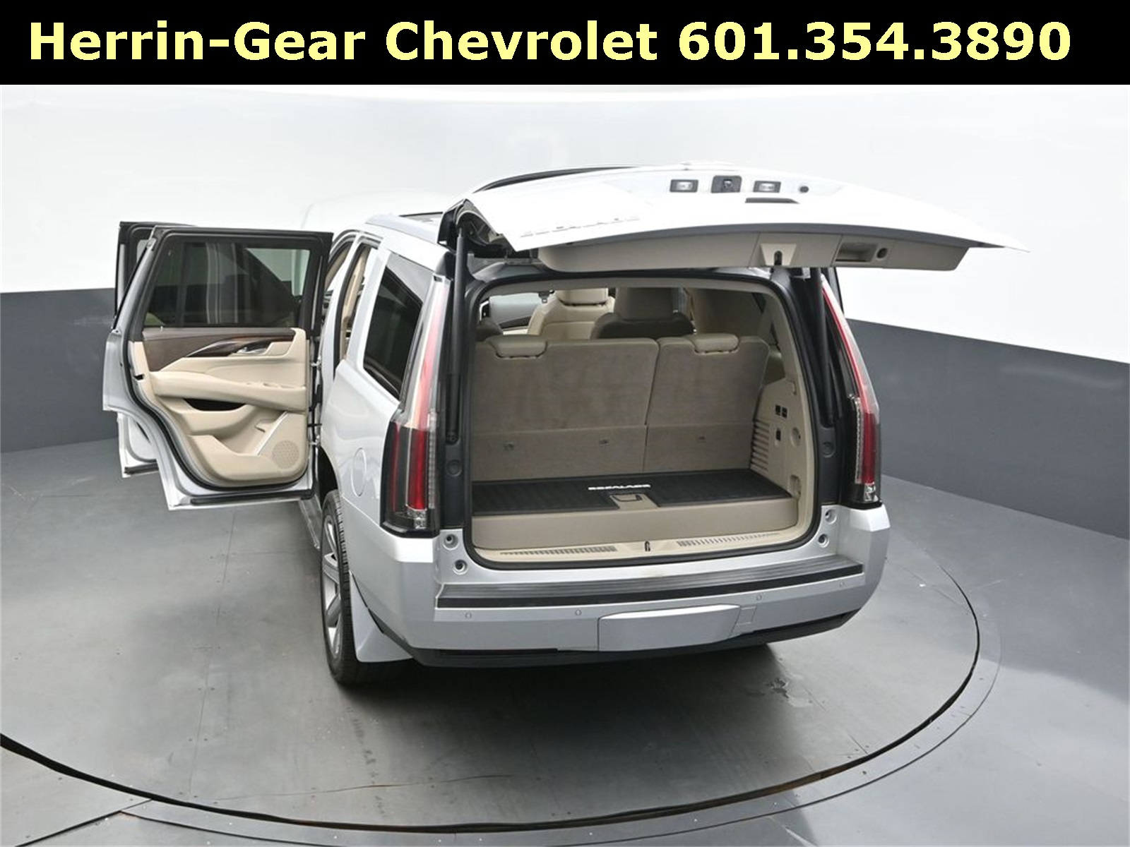2016 Radiant Silver Metallic Cadillac Escalade Luxury RWD SUV