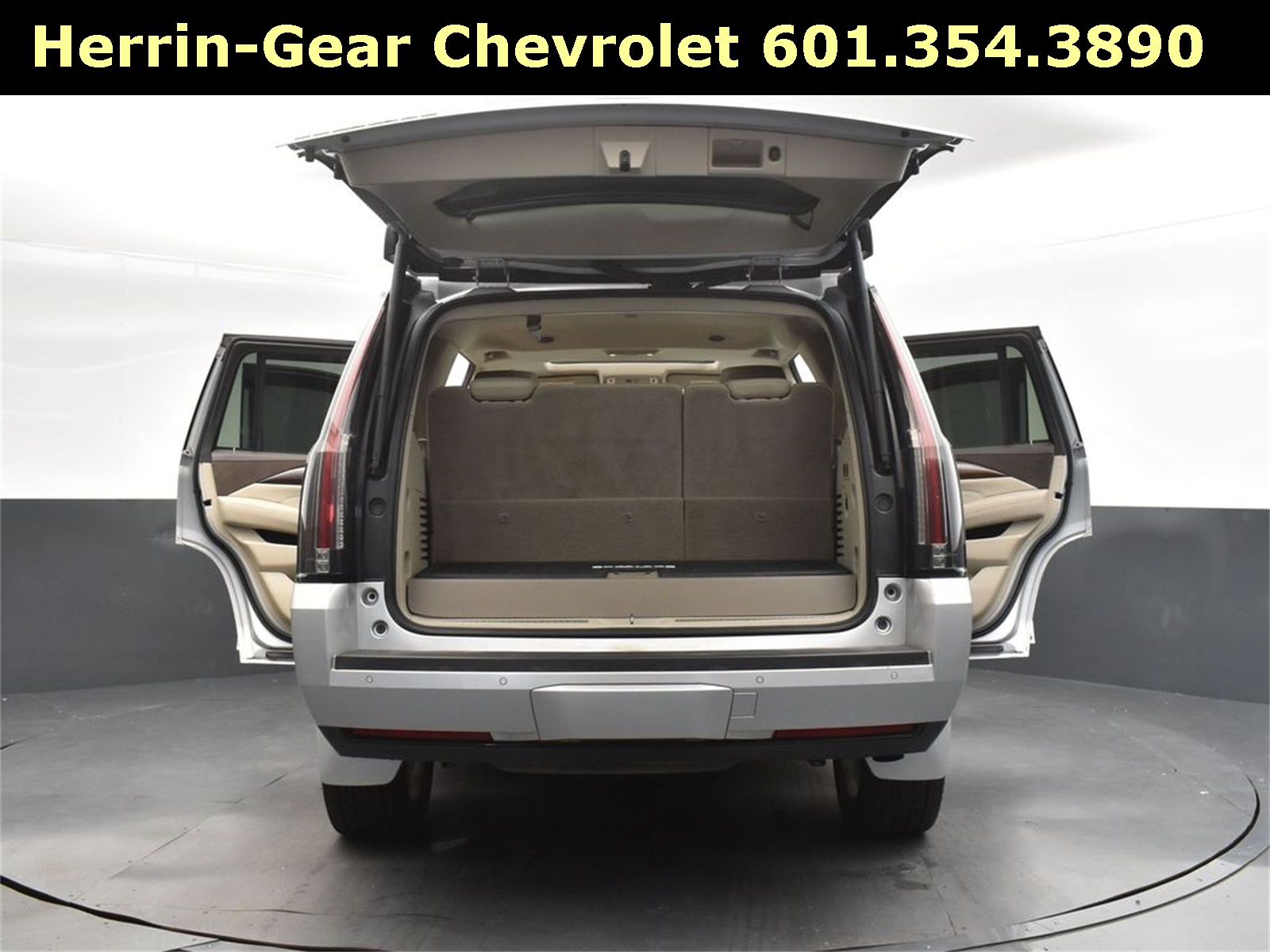 2016 Radiant Silver Metallic Cadillac Escalade Luxury RWD SUV