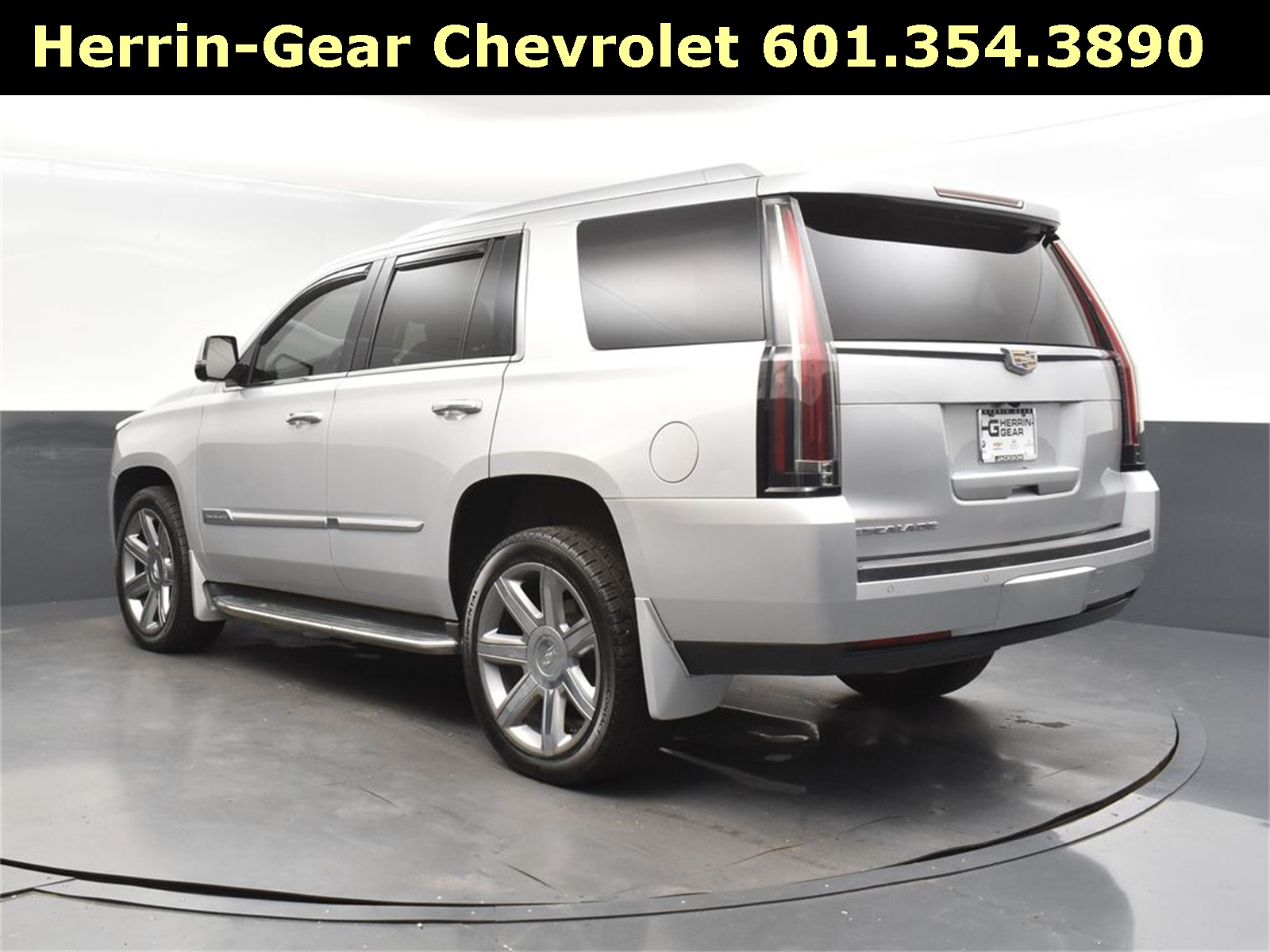 2016 Radiant Silver Metallic Cadillac Escalade Luxury RWD SUV