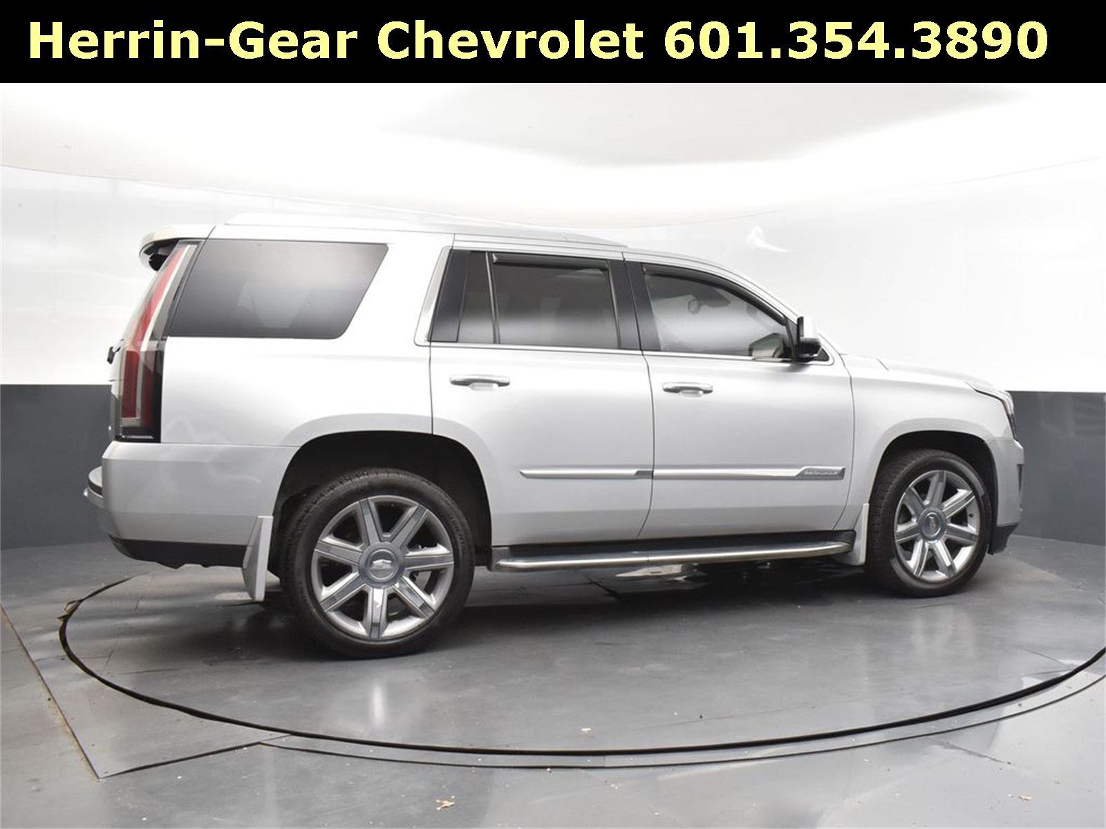 2016 Radiant Silver Metallic Cadillac Escalade Luxury RWD SUV