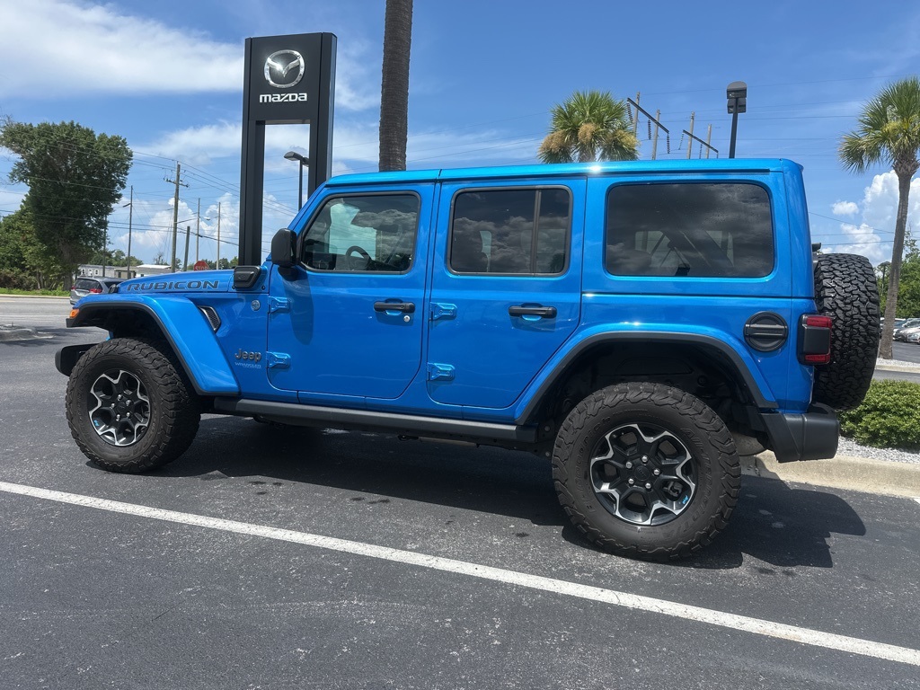 2022 Hydro Blue Pearl Coat Jeep Wrangler Unlimited Rubicon 4xe SUV