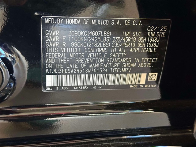 used 2025 Acura ADX car, priced at $35,671