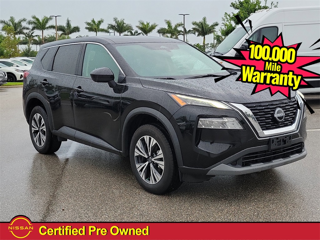 2023 Super Black Nissan Rogue SV SUV