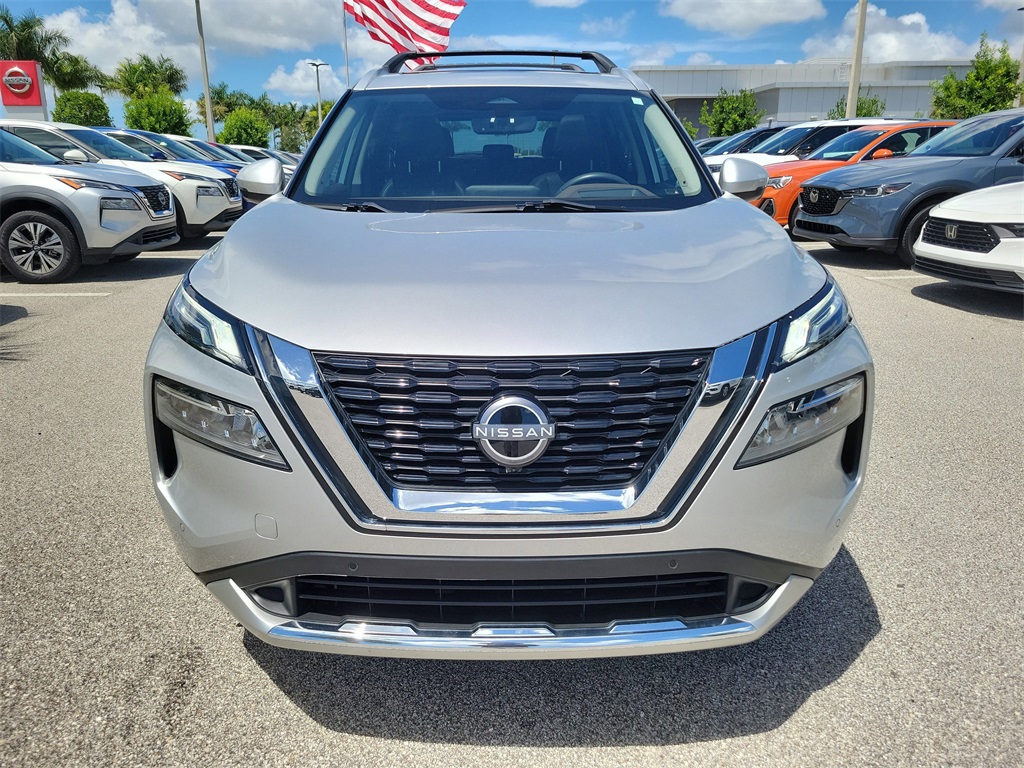 2023 Brilliant Silver Metallic Nissan Rogue Platinum AWD SUV