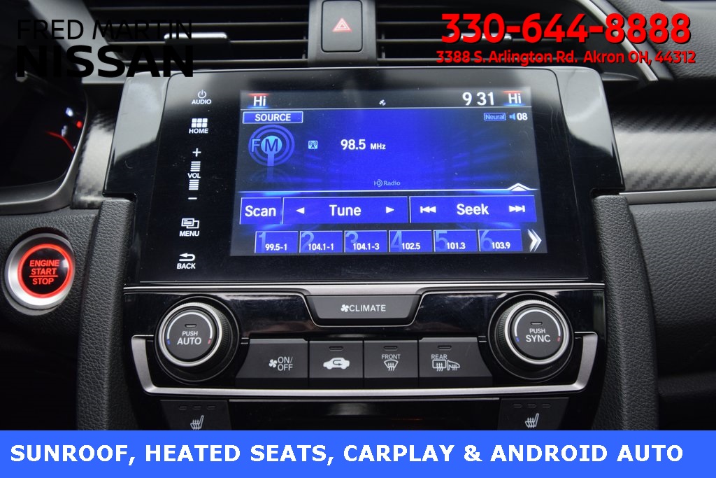 used 2018 Honda Civic car, priced at $20,998