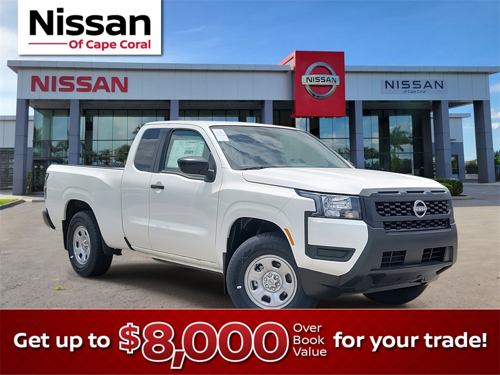 2025 Glacier White Nissan Frontier S Truck
