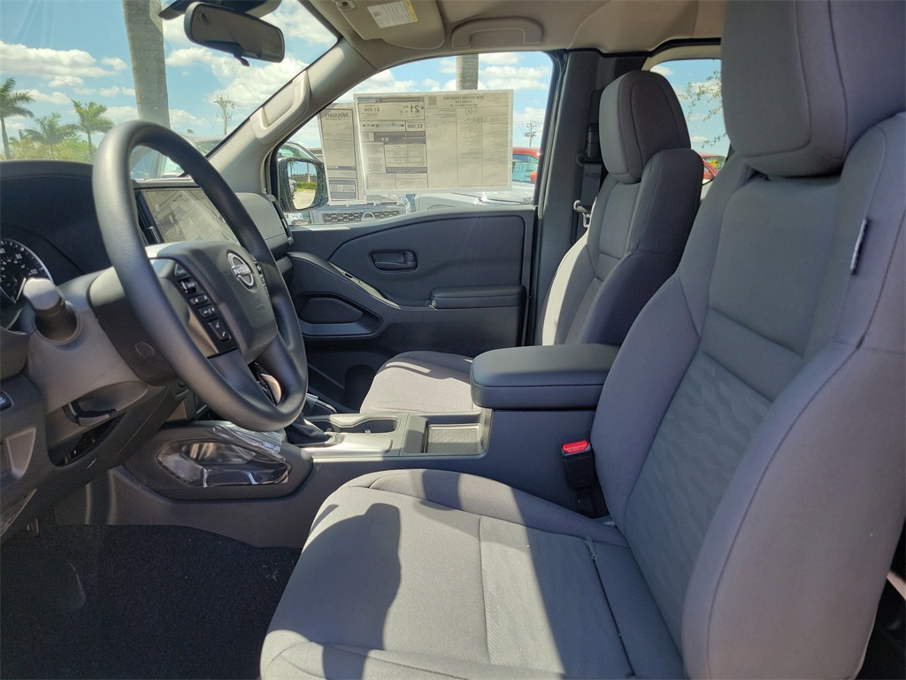 2025 Glacier White Nissan Frontier S RWD Truck