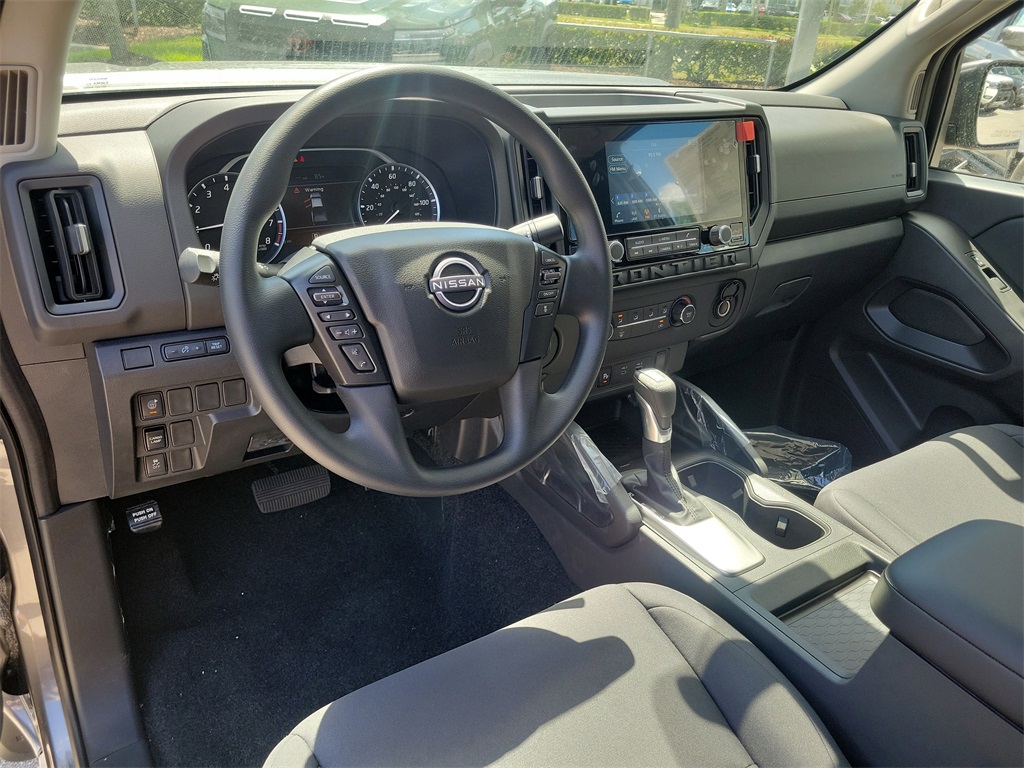 2025 Glacier White Nissan Frontier S RWD Truck