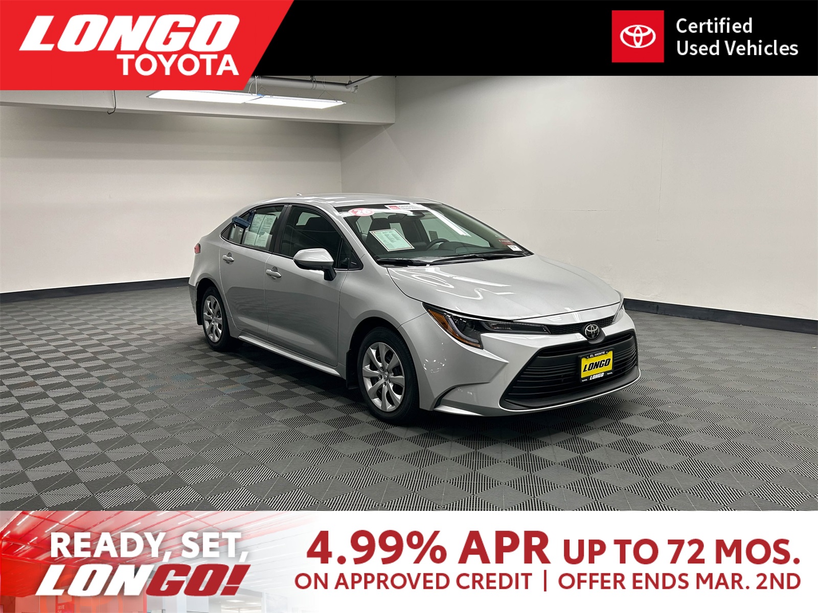 used 2026 Toyota Corolla car, priced at $22,935