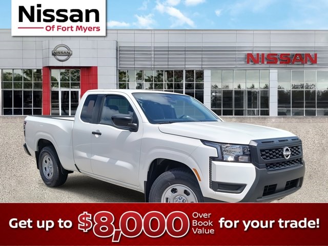2025 Glacier White Nissan Frontier S RWD Truck
