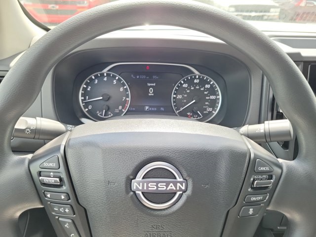 2025 Glacier White Nissan Frontier S RWD Truck