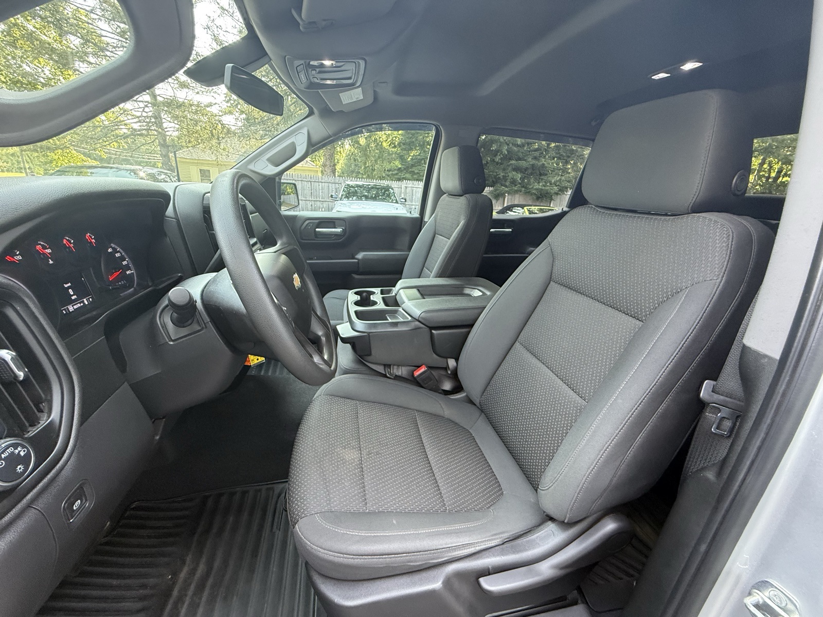 2020 Silver Ice Metallic Chevrolet Silverado 1500 Custom 4X4 Truck