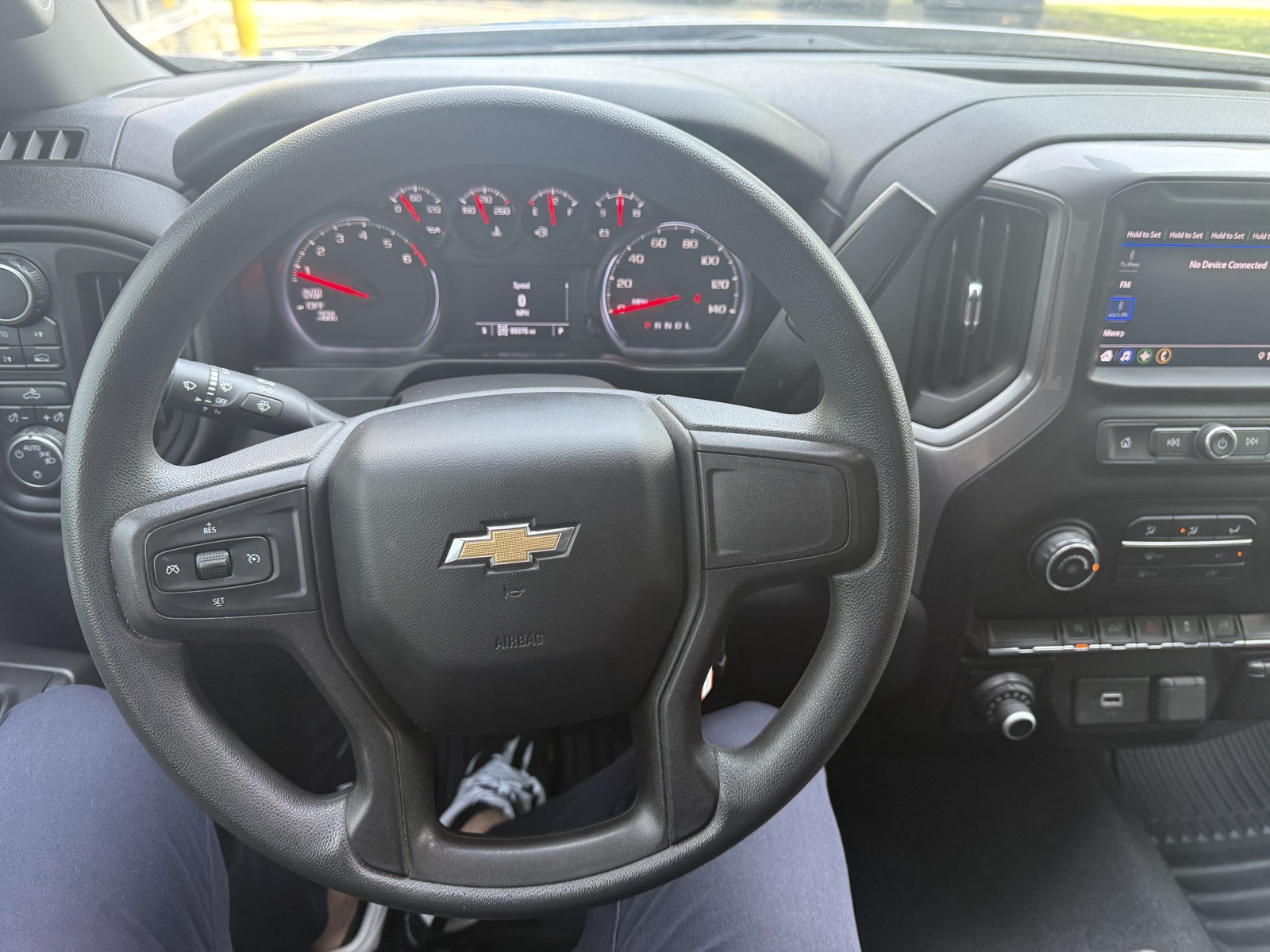 2020 Silver Ice Metallic Chevrolet Silverado 1500 Custom 4X4 Truck