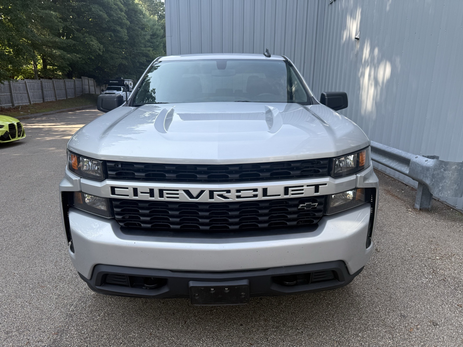 2020 Silver Ice Metallic Chevrolet Silverado 1500 Custom 4X4 Truck