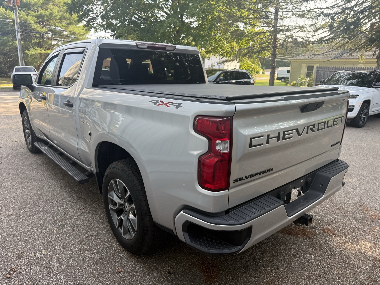2020 Silver Ice Metallic Chevrolet Silverado 1500 Custom 4X4 Truck