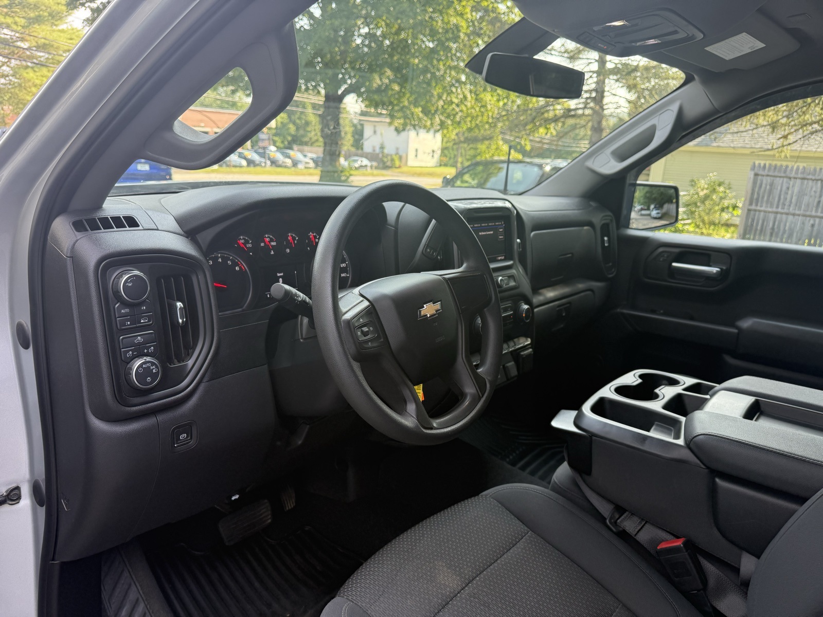 2020 Silver Ice Metallic Chevrolet Silverado 1500 Custom 4X4 Truck