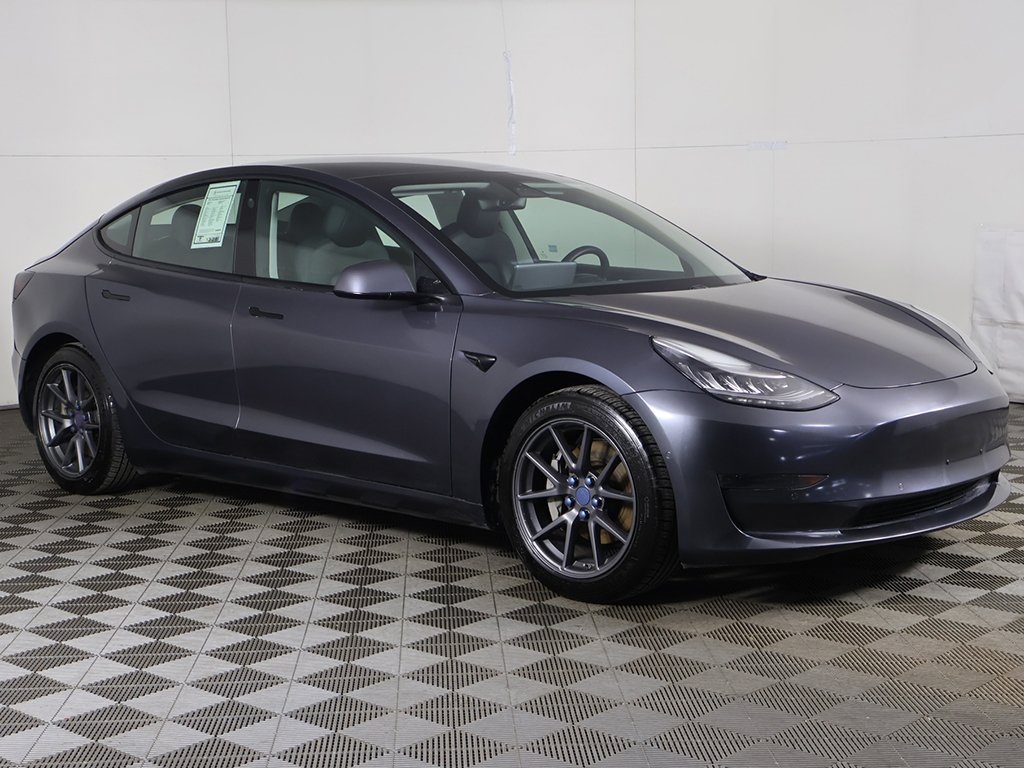 Used 2021 Tesla Model 3 Base with VIN 5YJ3E1EA5MF854527 for sale in Cleveland, OH