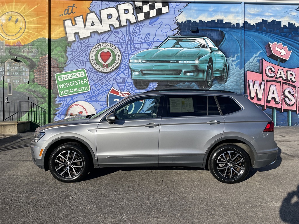 Used 2021 Volkswagen Tiguan SE with VIN 3VV2B7AX0MM009339 for sale in Worcester, MA
