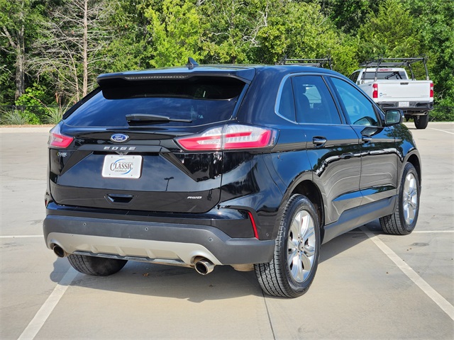 2023 Black Metallic Ford Edge Titanium AWD SUV
