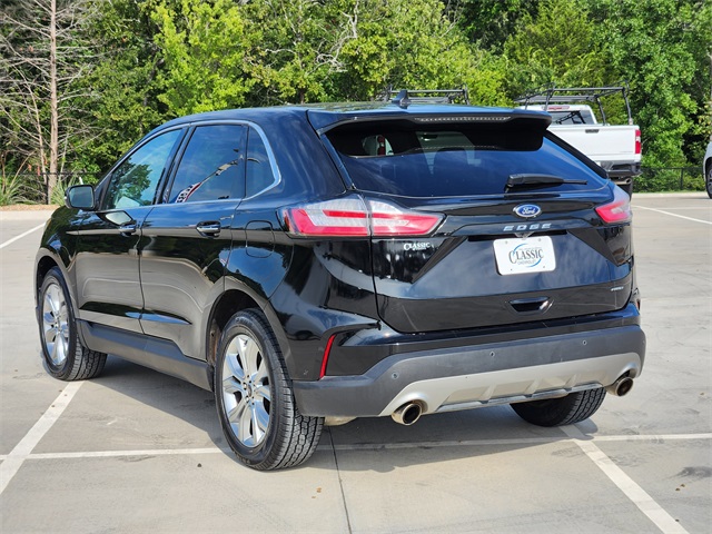 2023 Black Metallic Ford Edge Titanium AWD SUV
