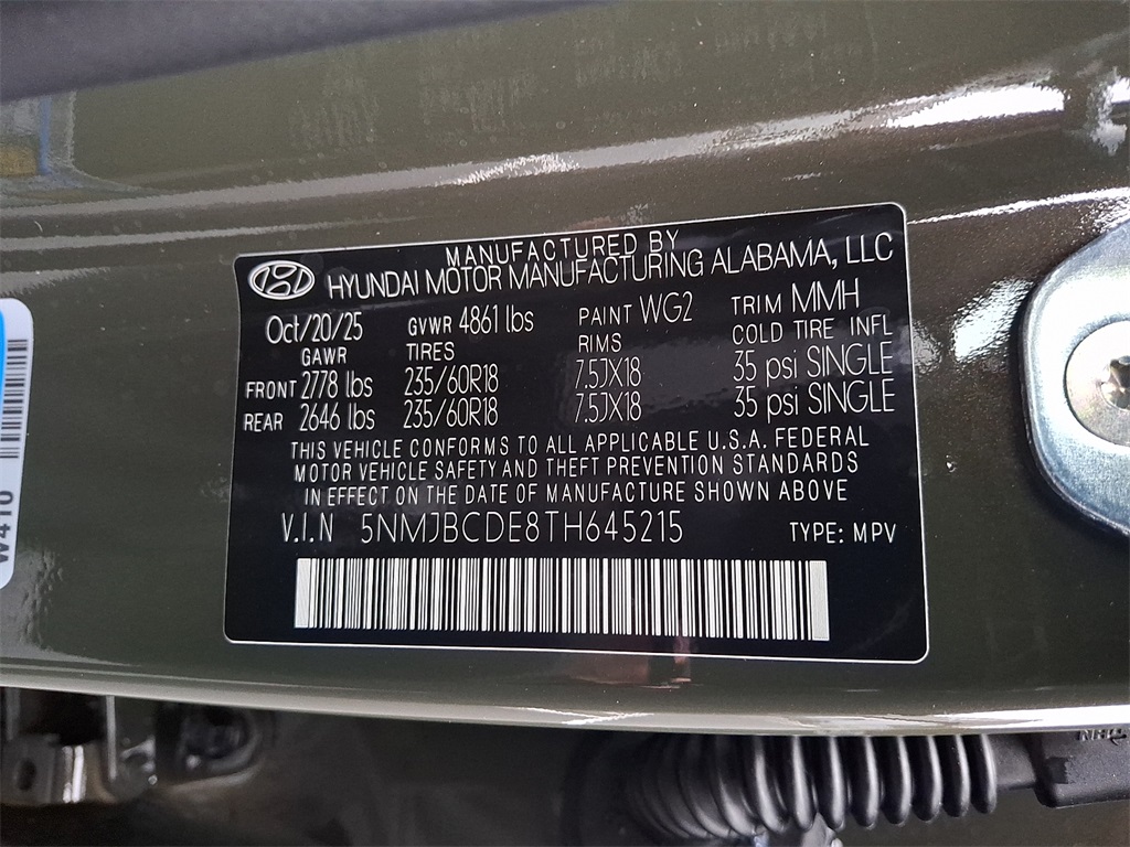 new 2026 Hyundai Tucson car, priced at $33,798