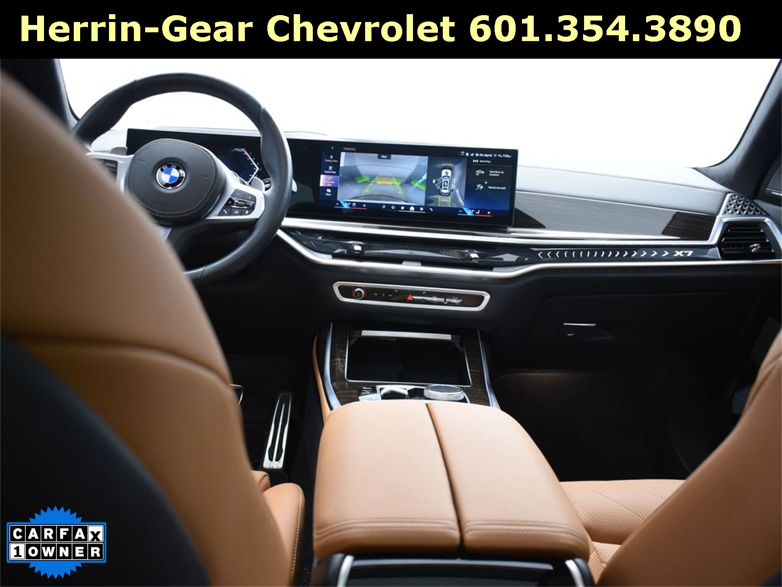 2024 White Metallic BMW X7 xDrive40i AWD SUV
