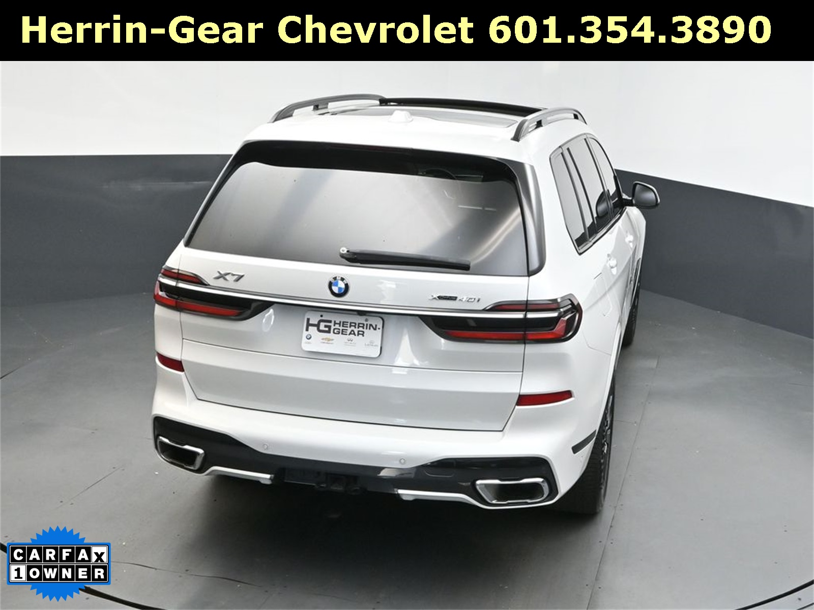2024 White Metallic BMW X7 xDrive40i AWD SUV
