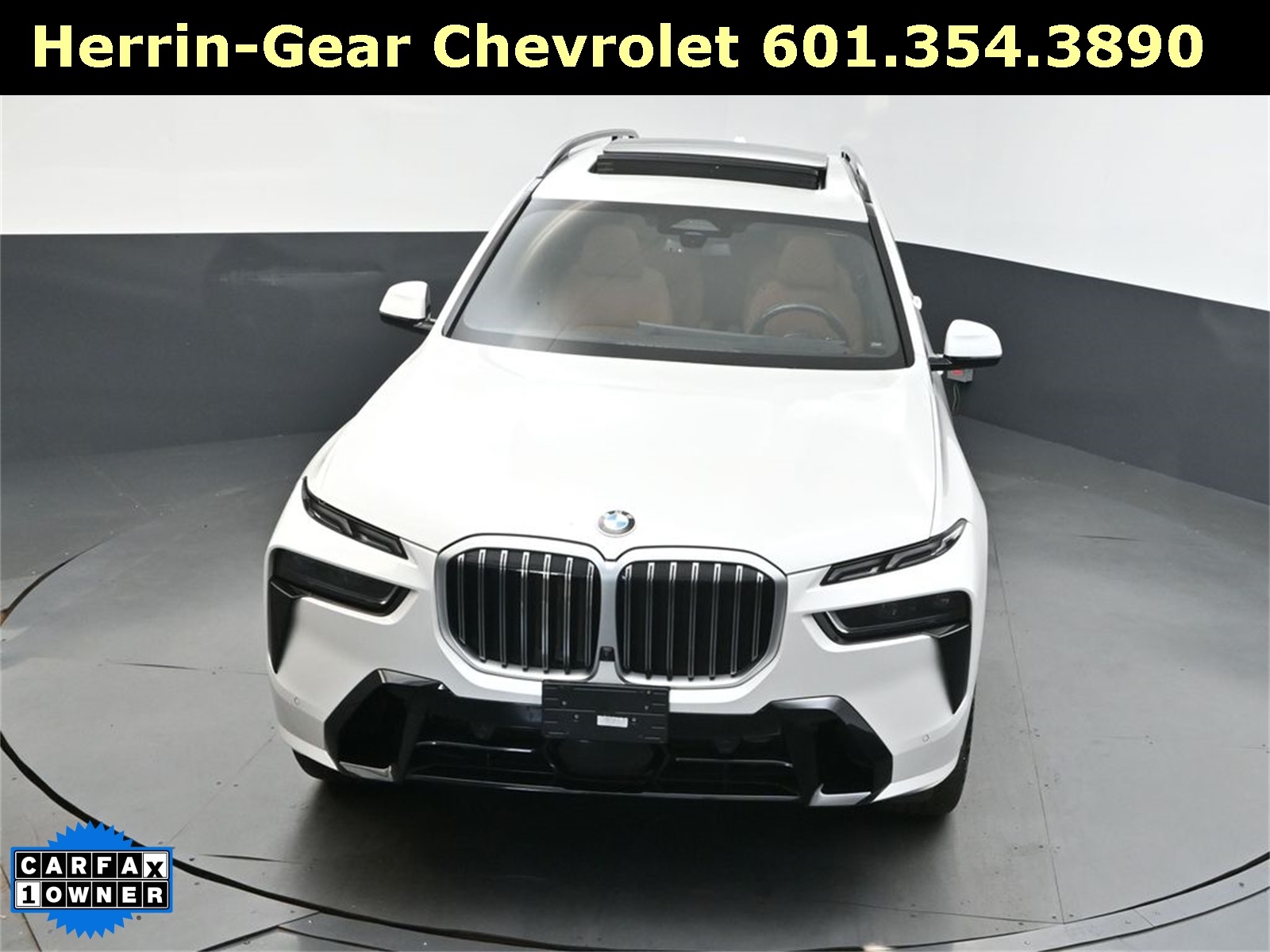 2024 White Metallic BMW X7 xDrive40i AWD SUV