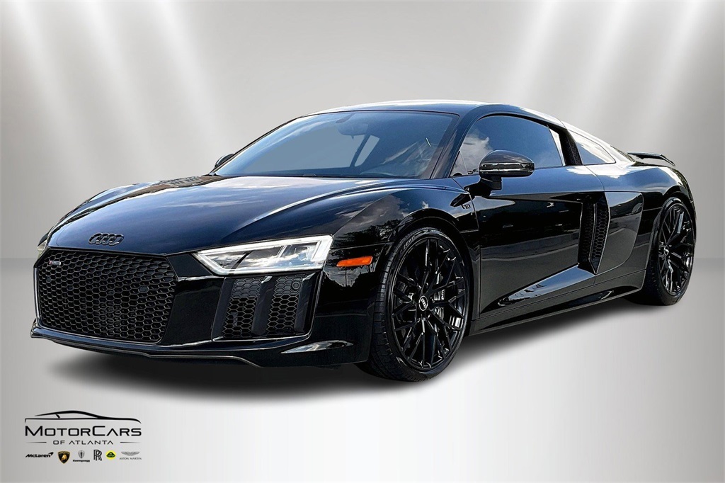 2018 Black Metallic Audi R8 Coupe 5.2 Plus quattro AWD Coupe