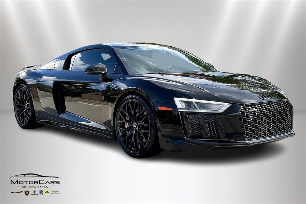 2018 Black Metallic Audi R8 Coupe 5.2 Plus quattro AWD Coupe
