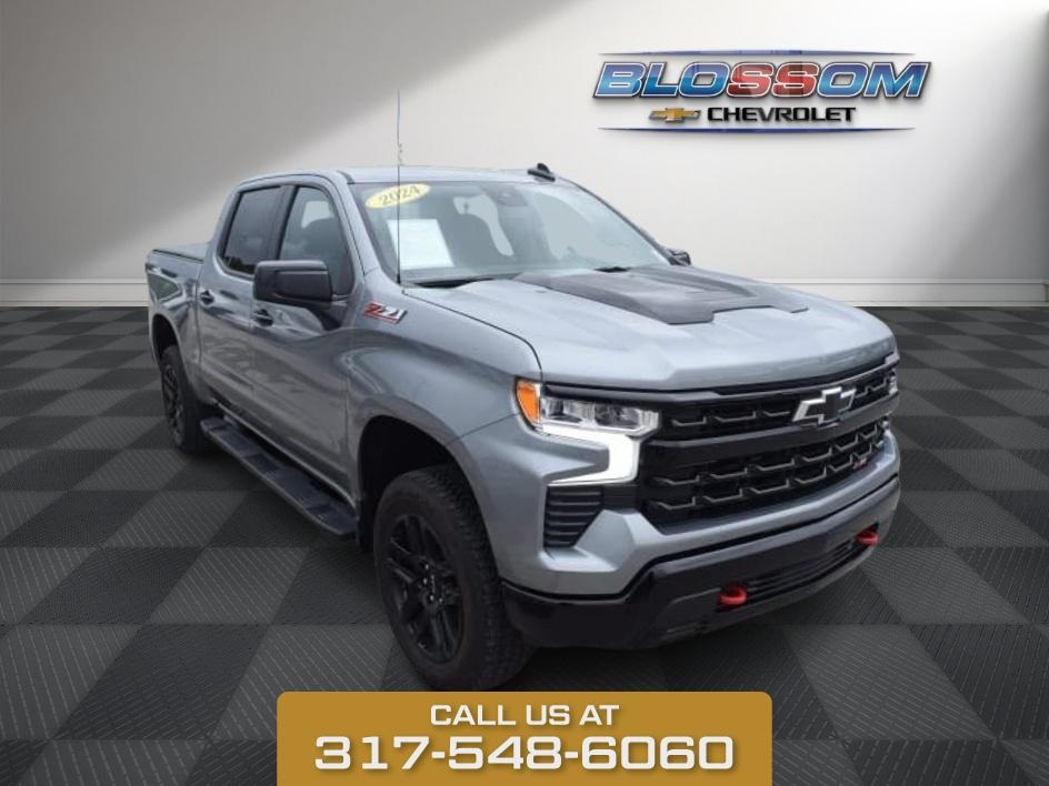 2024 Sterling Gray Chevrolet Silverado 1500 LT Trail Boss Truck
