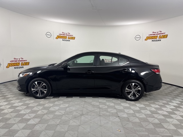 2023 Super Black Nissan Sentra SV FWD Sedan