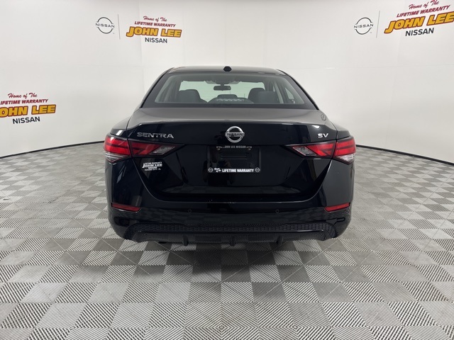 2023 Super Black Nissan Sentra SV FWD Sedan